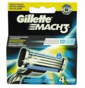 Gillette GILLETTE_Mach 3 wymienne ostrza do maszynki do golenia 4szt - 7702018408740 1