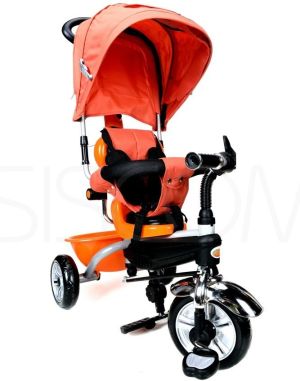 BABYMAXI Rowerek Trójkołowy PATY BIKE PLUS - pomarańczowy 1