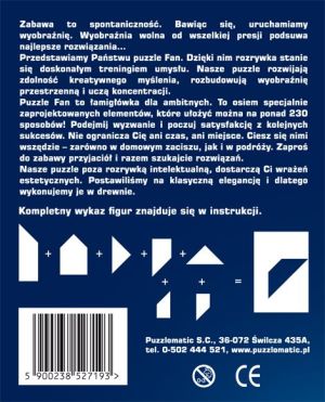 Big Fun Republic Edukacyjne Puzzle - seria Fan (14025) 3