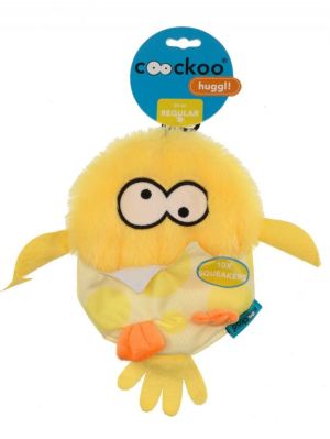 EBI Coockoo Zabawka Huggl Piszcząca Żółta 24x18cm 1