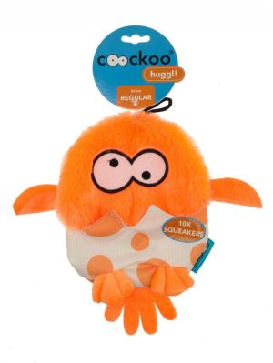 EBI Coockoo Zabawka Huggl Piszcząca Pomarańczowa 24x18cm 1
