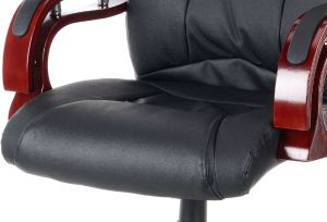 Krzesło biurowe CALVIANO Fotel Biurowy Prezydent z masażem - czarny 6