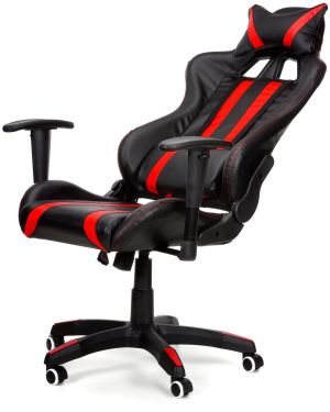 Fotel CALVIANO Gamer czarno-czerwony 15