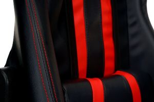 Fotel CALVIANO Gamer czarno-czerwony 6