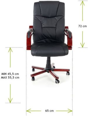 Krzesło biurowe CALVIANO Fotel Biurowy Prezydent czarny 4
