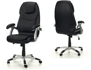 Krzesło biurowe CALVIANO Fotel Biurowy THORNET Czarny 3