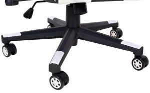 Fotel CALVIANO Gamer czarno-biały 4