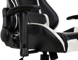 Fotel CALVIANO Gamer czarno-biały 6
