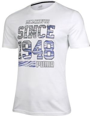 Puma Koszulka męska Fun Summer Logo Tee biała r. S (836592 02) 1