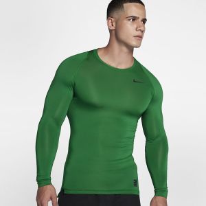 Nike Koszulka męska Pro Combat Cool Compression LS zielona r. L (703088 302) 1