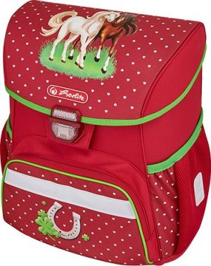 Herlitz Tornister Loop Plus Horses czerwony (238485) 1