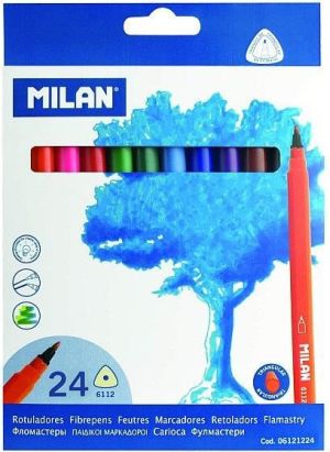 Milan Flamastry 24 kolory trójkątne (06121224) 1