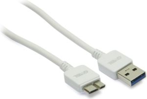 Kabel USB G&BL USB-A - 1 m Biały (7151) 1