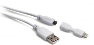 Kabel USB G&BL USB-A - Lightning 1 m Biały (7102) 1