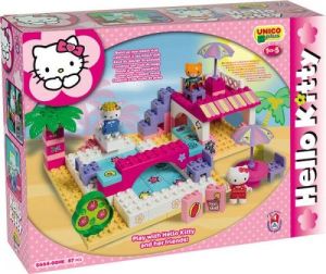 UNICO Klocki Hello Kitty Basen - 89 elementów (8664-00HK) 1