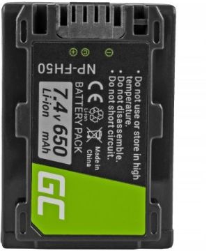 Akumulator Green Cell NP-FH50 do Sony (CB61) 1
