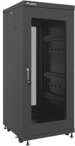 Szafa Lanberg stojąca 19" 27U 600X600 czarna, FLAT PACK (FF02-6627M-23B) 1