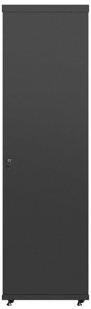 Szafa Lanberg stojąca 19" 42U 600X600 czarna, szklana, LCD, FLAT PACK (FF02-6642L-12B) 7
