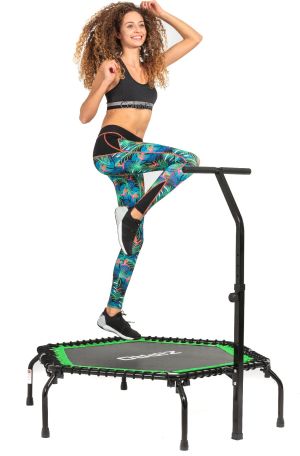 Trampolina Zipro fitness z uchwytem 4.5 FT 142 cm 3