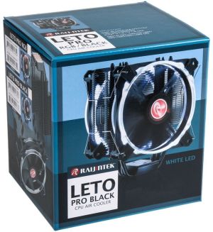 Chłodzenie CPU Raijintek Leto Pro Black LED 2x120mm (0R100073) 9