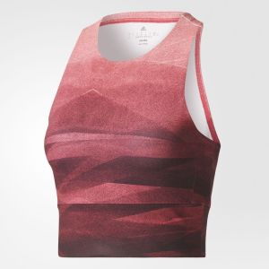 Adidas Koszulka damska Crop Graph MLG czerwona r. M (BQ5854) 1