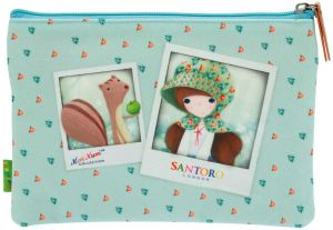 Santoro Płaska saszetka z dwoma suwakami - An Apple A Day (252555) 2