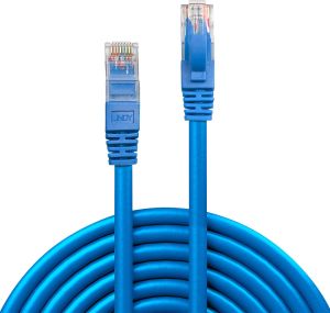 Lindy Patchcord Cat6, U/UTP, 2m, niebieski (48018) 2