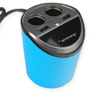 Ładowarka Whitenergy Uniwersalna ładowarka samochodowa 12-24V (10420) 3