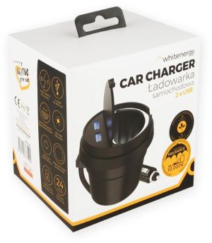 Ładowarka Whitenergy 2x USB-A 3.1 A  (10419) 5