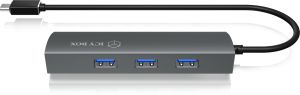 HUB USB Icy Box 1x RJ-45  + 3x USB-A 3.0 (IB-HUB1406-C) 3