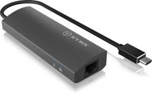 HUB USB Icy Box 1x RJ-45  + 3x USB-A 3.0 (IB-HUB1406-C) 5