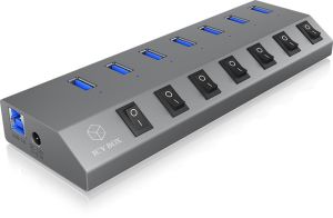 HUB USB Icy Box IcyBox 7-portowy USB 3.0 (IB-HUB1701-U3) 1
