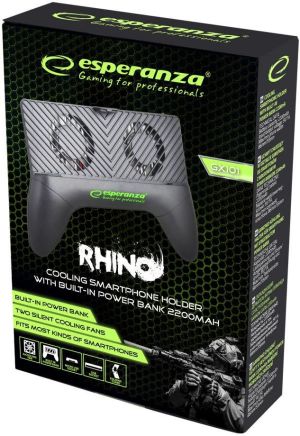 Esperanza Uchwyt chłodzący do smartfonów z powerbankiem 2200mAh (EGG101) 4