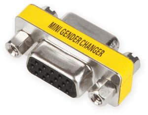 Adapter AV 4World D-Sub (VGA) - D-Sub (VGA) żółty (10553) 1