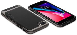 Spigen Neo Hybrid Herringbone Gunmetal etui iPhone 7/8 3