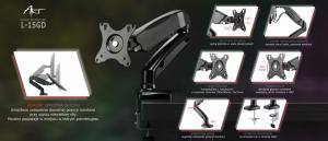 Art Uchwyt biurkowy na monitor 13" - 27" L-15GD (RAMM L-15GD) 4