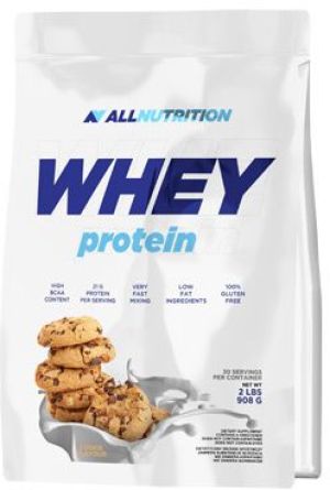 ALLNUTRITION Whey Protein Biała czekolada truskawka 908g 1