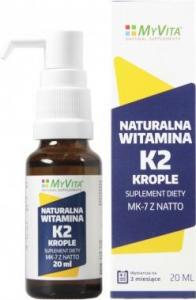 MYVITA Witamina K2 naturalna krople 20ml 1