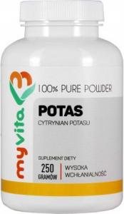 MYVITA Cytrynian Potasu 250g 1