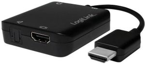 Adapter AV LogiLink HDMI - Toslink czarny (CV0106) 1