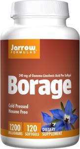 Jarrow Borage Gla-240 olej z Ogórecznika + Kwas Gamma Linolenowy - 120 kapsułek 1