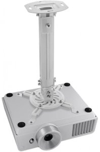 Uchwyt do projektorów Techly regulowany 38-58 cm, sufitowe, srebrny (309654) 6