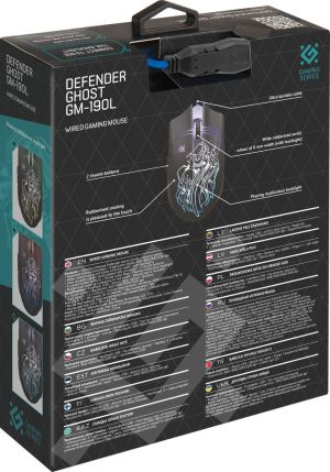 Mysz Defender Ghost GM-190L + Podkładka  (52190) 14