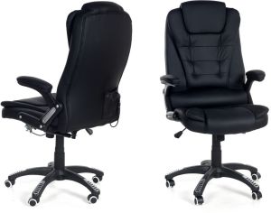 Krzesło biurowe CALVIANO Fotel biurowy MANAGER z masażem - czarny 14