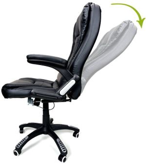 Krzesło biurowe CALVIANO Fotel biurowy MANAGER z masażem - czarny 10