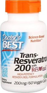 DOCTORS BEST Doctor's Best Trans Resveratrol 200mg 60 vcaps - 103130 1