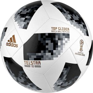 Adidas Piłka nożna Telstar World Cup 2018 Top Glider White r. 4 (CE8096) 1