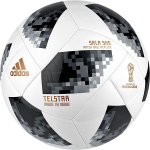 Adidas Piłka nożna Telstar World Cup 2018 S5X5 biała r. 4 (CE8144) 1