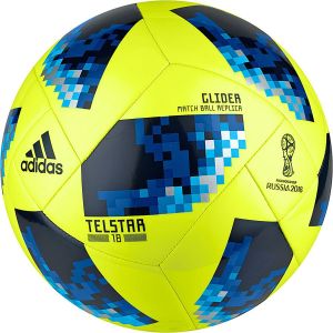 Adidas Piłka nożna Telstar World Cup 2018 Glider Yellow r. 5 (CE8097) 1