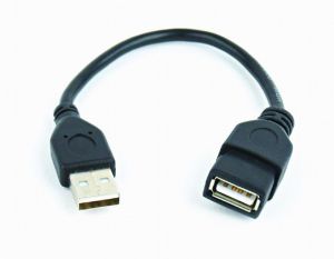 Adapter USB Gembird Czarny  (CCP-USB2-AMAF-0.15M) 4